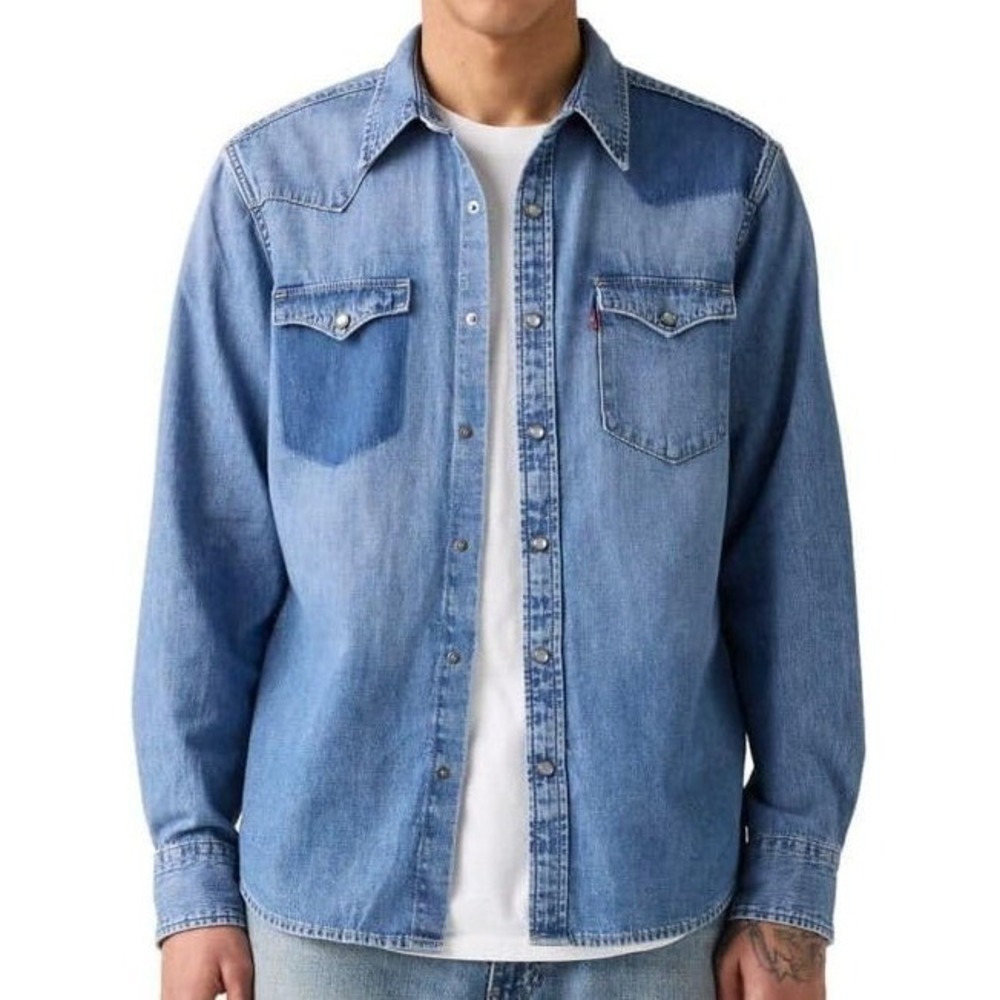 Levi's Men's 100% Cotton Classic Western Shirt - The Vanisher - Size Small